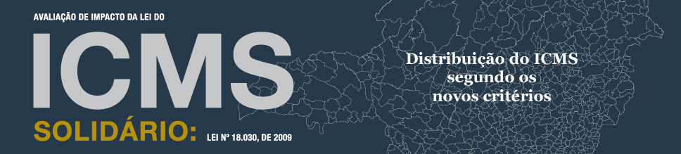 Avaliação de impacto da Lei do ICMS Solidário: Lei Nº 10.030, de 2009