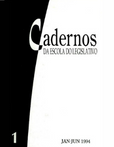 Cadernos da Escola do Legislativo - Número 01 - janeiro/junho de 1994