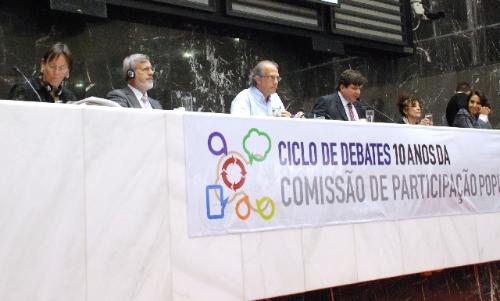 Ciclo de debates no final de agosto deste ano comemorou os 10 anos da Comissão de Participação Popular - Arquivo/ALMG